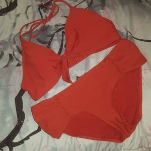 Aeries orange swimsuit